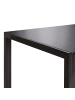 Beliani Esszimmertisch LAVOS in Schwarz - (W) 80 x (H) 75 x (L) 120 cm