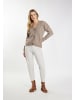 DreiMaster Vintage Damen Strickjacke in Schlamm Melange