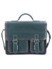 Greenburry Aktentasche Leder 39 cm in dark green