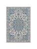 Pergamon In- und Outdoor Teppich Carpetto Vintage in Blau