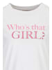 Rich & Royal T-Shirt T-Shirt Who'S That Girl? Organic in pink