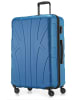 suitline Großer Reisekoffer erweiterbar XL Koffer 4 Rollen TSA 110 L in Cyanblau