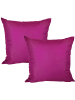 JACK 2er Set Outdoor Kissenhülle 60x60cm Uni in Beere