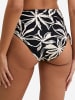 Marc O'Polo Bikini-Hose Abstract Floral in black/white cotton print