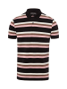 Finshley & Harding Poloshirt in schwarz rosa - 0002