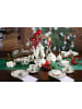 Seltmann Weiden 6er Set Eierbecher mit Ablage Marieluise Weihnachten ø 12,5 cm in weiß-grün
