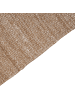 Beliani Geflochtener Teppich MALHIA in Beige - (W) 160 x (H) 0.5 x (L) 230 cm