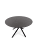 CALICOSY Esstisch MAYA in Schwarzes - (W) 120  x (H) 76  x (L) 120  cm