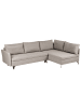 Beliani Schlafsofa KOGE in Beige/Schwarz - (W) 281 x (H) 93 x (L) 93 cm linksseitig