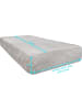 Aspero 2 Spannbettlaken aus Streifen-Flanell Parana in Taupe