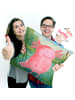 Mr. & Mrs. Panda Kissen Axolotl Glücklich Design ohne Spruch in Weiß