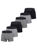 Under Armour Boxershort 6er Pack in Grau/Schwarz