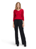 Betty Barclay Feinstrickpullover mit V-Ausschnitt in Rot