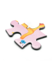 Mr. & Mrs. Panda Puzzle Einhorn Prinzessin mit Spruch in Rot Pastell