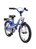BIKESTAR Kinder Fahrrad "Classic" in Blau Silber - 16 Zoll