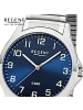 Regent Armbanduhr-Analog silber mittel (ca. 39mm) Regent Zugarmband