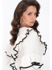 faina Cardigan in white black