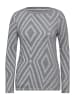 Cecil Langarmshirt in platinum grey mel.