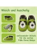 Sayoyo Baby Krabbelschuhe aus Leder, weiche Lauflernschuhe mit rutschfester Sohle 