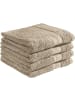 REDBEST Frottier Duschtuch 4er-Pack Chicago in taupe