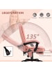 Vinsetto Massagestuhl-67B x 79T x 111-121H cm-Rosa