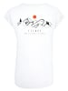 F4NT4STIC Extended Shoulder T-Shirt Discover the world in weiß