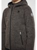 Schmuddelwedda Jungen (Kids) Strickfleeceblouson in Grau Melange