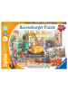 Ravensburger Lernspiel Puzzle 12 Teile tiptoi® Puzzle für kleine Entdecker: Baustelle - 2x12 Teile Ab 3 Jahre in bunt