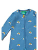 Little Green Radicals Zip Bio-Strampler  in Blau