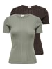 JDY 2er-Pack Top in Castor Gray