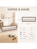 fillikid Bettgitter Lina XL 180 x 50 cm Exklusiv in Taupe