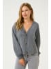Cream Strickjacke CRHoliday Straight fit in Asphalt Melange