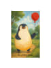 Mr. & Mrs. Panda Frotteehandtuch Pinguin Luftballon Design ohne ... in Weiß