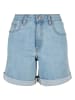 Urban Classics Jeans-Shorts in clearblue bleached