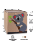 Lifeney Aufbewahrungsbox Koala dunkel, 33 x 33 x 33 cm