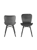 ebuy24 Esszimmerstuhl Batilda Grau 2er Set