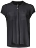 Heine Kurzarm-Bluse in schwarz