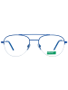 Benetton Unisex Optische Fassungen Aviator Blau