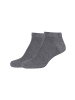 camano Sneakersocken bamboo 4er Pack dark grey melange