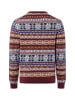 Gant Pullover in bordeaux mehrfarbig - 0001