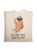 Mr. & Mrs. Panda Schultasche Faultier Vogel mit Spruch in Creme