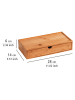 Wenko Bambus Box Terra mit Schublade, Bambus Box Mod. Terra mit Schublade in Natur