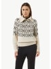 comma CI Strickpullover langarm in Creme