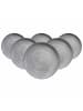 Ritzenhoff & Breker 6er Set Dessertteller Sendai Wirbel ø 21 cm in grau