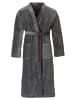 Vossen Bademantel mit Schalkragen in flanell