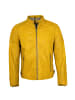 Mauritius Bikerlederjacke Lammnappa in Curry