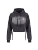 myMo ROCKS Women Hoodie in Light Grey Stone Wash