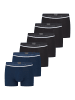 Schiesser Retro Short / Pant 95/5 Cotton in Schwarz / Blau