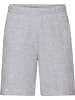 Fruit of the Loom Sweat Unisex-Freizeithose, kurz in grau meliert