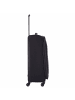 travelite Chios - 4-Rollen-Trolley L 78 cm erw. (schwarz) in schwarz